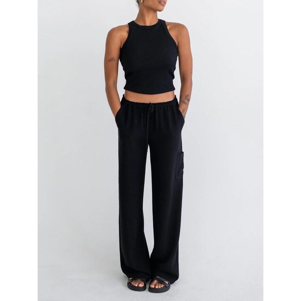 NWT! Rumored High Fidelity Black Linen Pants Size XL